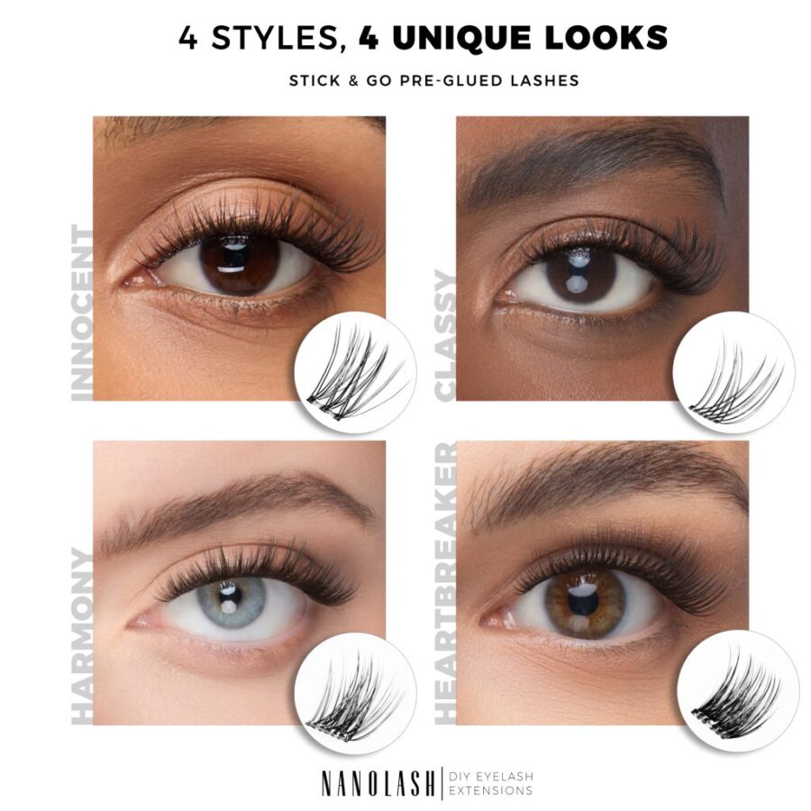 lashes pre glued nanolash